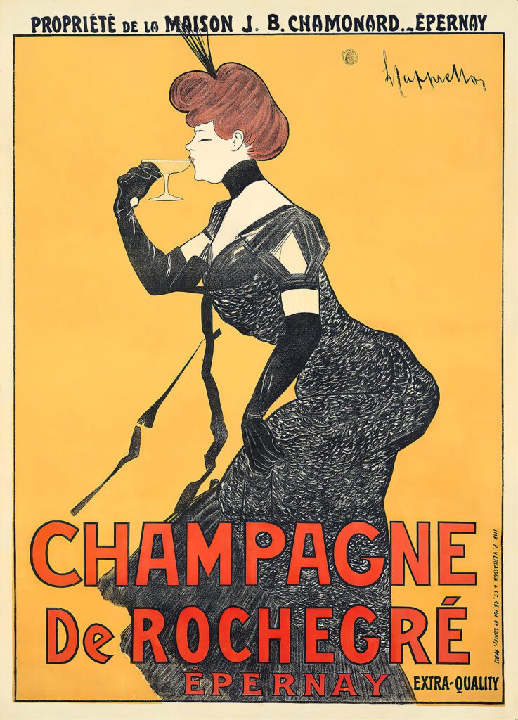 Champagne De Rochegre 1902 Galleria - Premio Internazionale Leonetto Cappiello